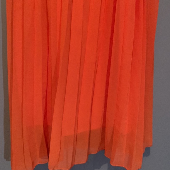 Orange Sunray Dress NWT - Picture 3 of 7
